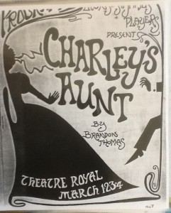 St James Players "Charley's Aunt" programme 1967