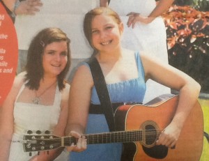 2009 Townsville Country Music Festival Bonnie Zaghini on left from Ingham & Shawnee Tweedie of Charters Towers competed.