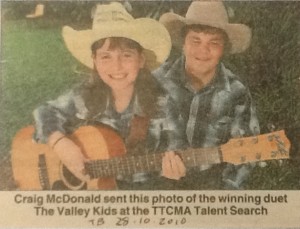 2010 Townsville Festival - The Valley Kids competed (Townsville Bulletin 28 Oct 2010)